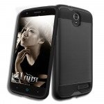 Wholesale ZTE Grand X3 Z959 Iron Shield Hybrid Case (Black)